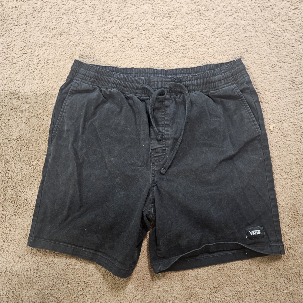 Vans Black Elastic Waist Shorts